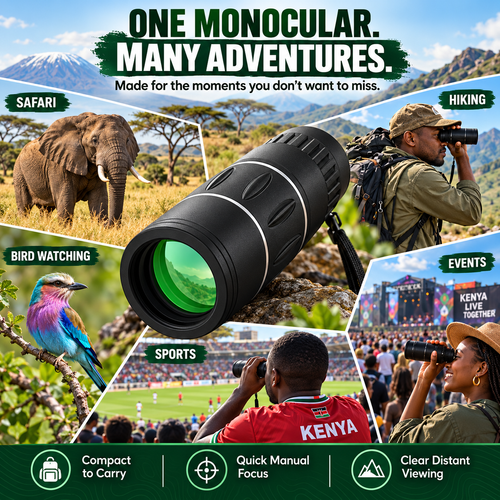 🔥HOT SALE🔥 COD！High-Power, High-Definition Monocular Telescope Nairobi Stock |48H Dispatch |COD Orders are dispatched within 48 hours from our  Nairobi warehouse. Delivery takes 1–3 working days