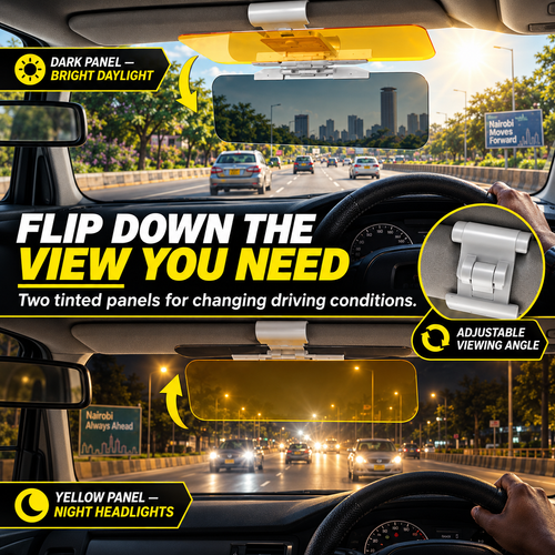 🔥HOT SALE🔥 COD！Universal Suction-Cup Car Sun Visor Goggles to Block High Beams Nairobi Stock |48H Dispatch |COD Orders are dispatched within 48 hours from our  Nairobi warehouse. Delivery takes 1–3 working days