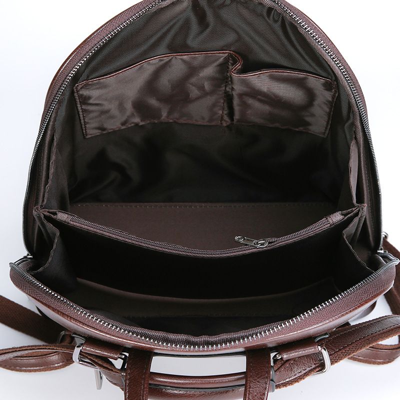 2023 new simple retro stereotyped women's bag backpack women's backpack dual-use women's backpack trendy student schoolbag