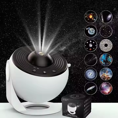 12 in 1 Planetarium Galaxy Star Sky Projector Rotating Nebula Projector Lamp Timed Starry Night Light for Kids Bedroom Decor