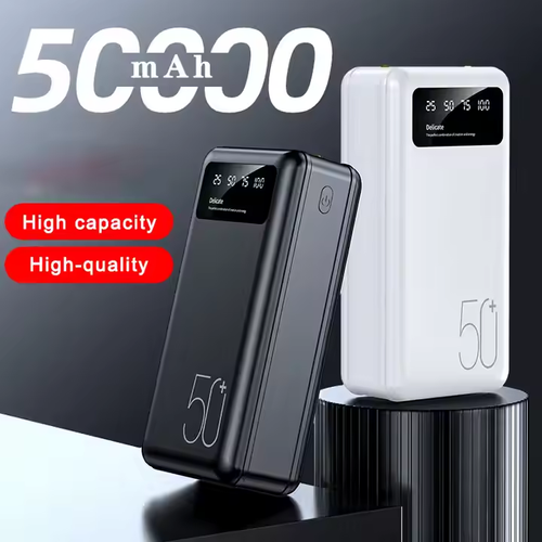 50000mAh Power Banks & Power Station Consumer Electronics Outdoor Fast Charging Power Bank Portable Charger Powerbank 50000mah