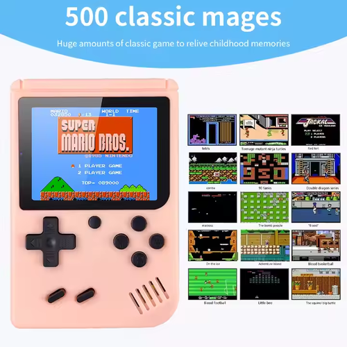 Hot Sale Children's Gifts Retro Handheld Game Box Console Mini 2.8 Inch Gameboy With 500 Games in 1 Handheld Game Player