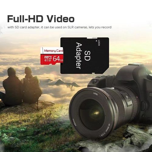 Micro SD TF Card - Microsd Memory Cards with Easy Formatting, Manufacturer Warranty, Included Adapter for Cameras, Smart Phones, Car Speakers