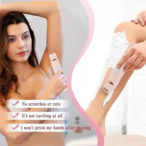 🔥2026 Hot Sale🔥2-In-1 Women's Electric Cordless Shaver