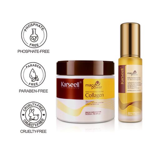 Collagen hair mask hair mask soft hair care essential oil argan hair mask set cross-border supply