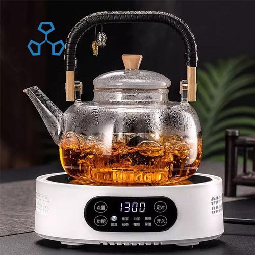 Steaming Boiling Integrated Glass Teapot Heating Boiling Tea Pot Boiling Water Brewing Tea Large Capacity Tea Pot