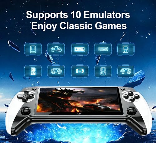 X9 Retro Handheld Game Console-5.5inch HD Screen & 6200+ Classic Games