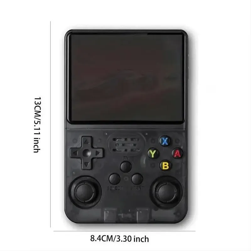R36S Retro Video Handheld Game Console Linux System 3.5 in IPS Screen Built in 3000mAH Battery 32G+64G TF Card Preinstalled Gamess for Christmas, Thanksgiving, Holiday Gift