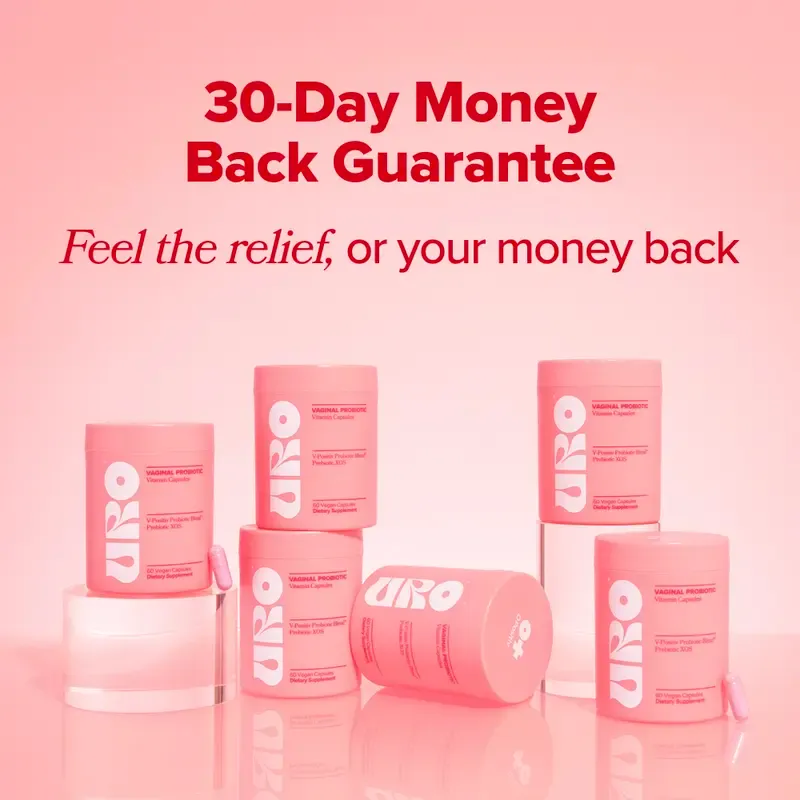 URO Women's Probiotics - 60 Count (Pack of 1) - Prebiotic and Probiotic Capsules for Healthy pH Balance and Odor