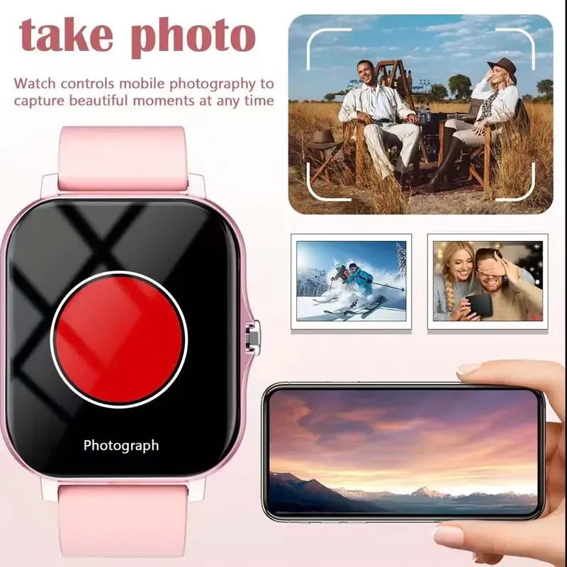 Multifunctional Smart Watch Fashion Digital Watch with Sleep Tracking Sports Watch for Women & Men Wearable Android