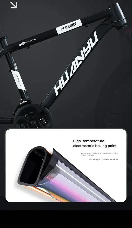 Mountain Bike 26 Inch 24-Speed High-Carbon Steel Frame Dual Suspension Fork Dual Disc Brake Adjustable Ergonomic Seat for Men Women Adults Lightweight Outdoor Cycling Bicycle Gray