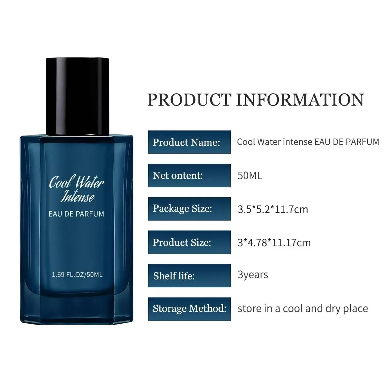 Men - Fresh Aquatic Scent with Green Mandarin, Coconut Water & Amber Accord
