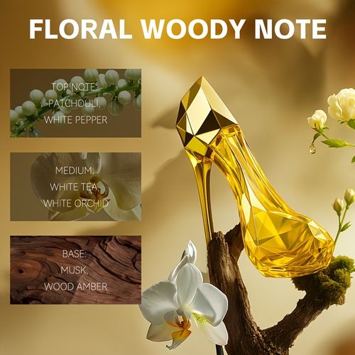 Dee O White Tea Oak Moss Emerald Neutral Perfume, Light and Fresh High Heel Scent
