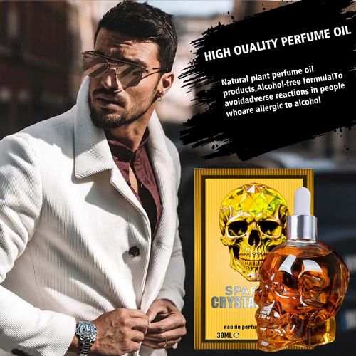 Men's Gothic Fragrance, Alcohol-Free Essential Oil with Dropper