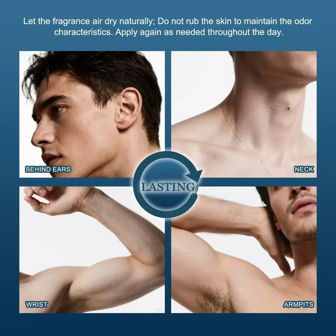Men - Fresh Aquatic Scent with Green Mandarin, Coconut Water & Amber Accord
