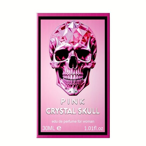 Pink Crystal Perfume for Women, Gothic-Style Floral-Fruity Fragrance