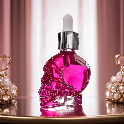 Pink Crystal Perfume for Women, Gothic-Style Floral-Fruity Fragrance