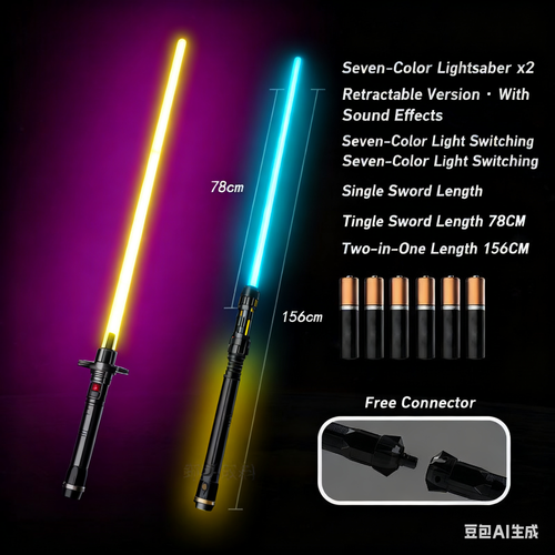 Glow effect maxed out! Light-Up Sword Glow Stick 🔦⚔️