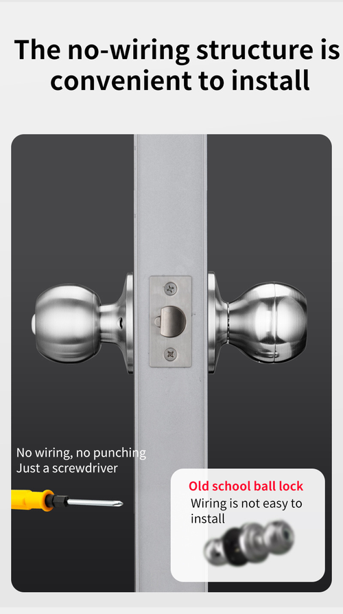 spherical fingerprint lock