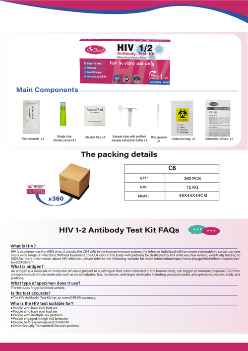 HIV-1 test strip