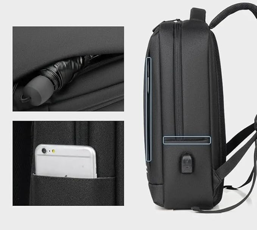 Stylish men's & women's business backpack: premium, lightweight, waterproof, ideal for travel, commute & laptop