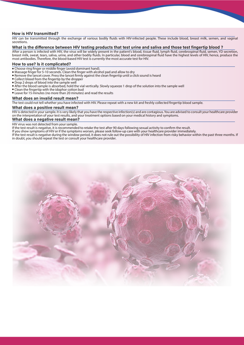 HIV-1 test strip
