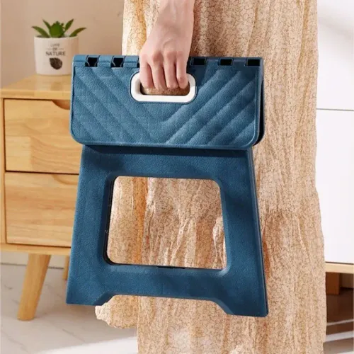 Outdoor Fishing Ultralight Stackable Footrest Garden Chair Portable Lightweight Camping Seat Retractable Plastic Folding Stool