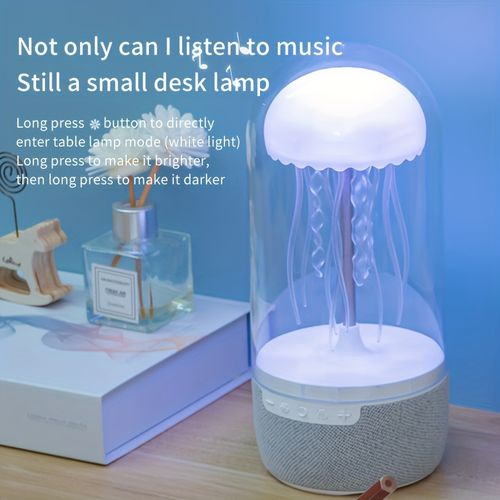 Colorful light jellyfish speakers Equipped with light conversion and unique ambient speakers