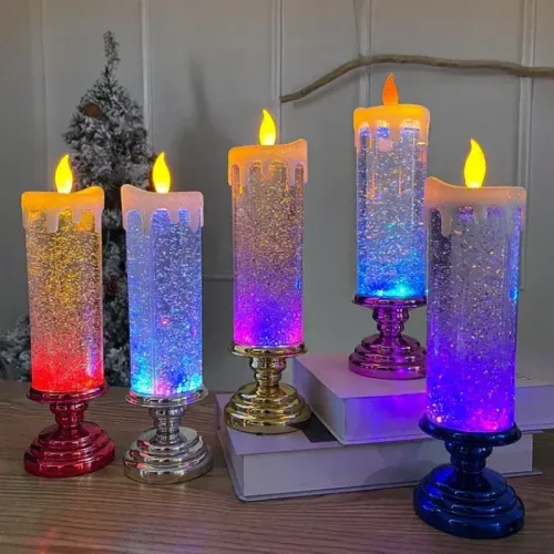 Winter Sale 49%OFF🎄LED Christmas Swirling Water Candles