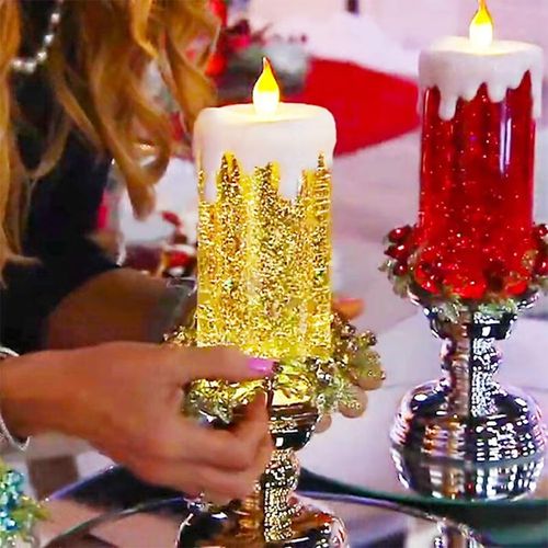 Winter Sale 49%OFF🎄LED Christmas Swirling Water Candles