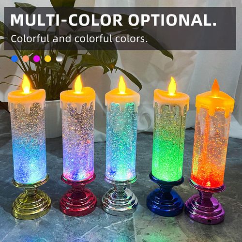 Winter Sale 49%OFF🎄LED Christmas Swirling Water Candles