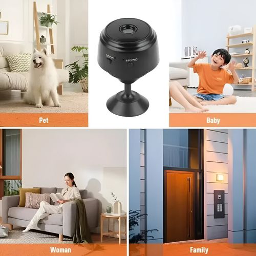 Monitoramento oculto. Mini câmeras sem fio WiFi, com gravador de vídeo interno