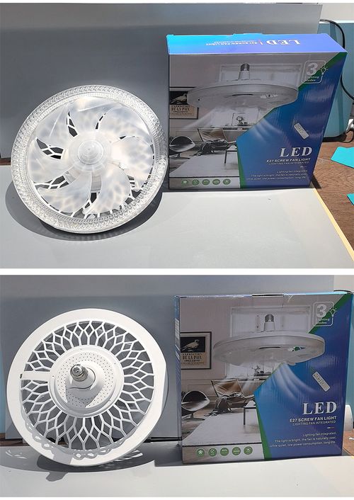 2 em 1 ventilador lâmpada