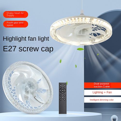 2 em 1 ventilador lâmpada