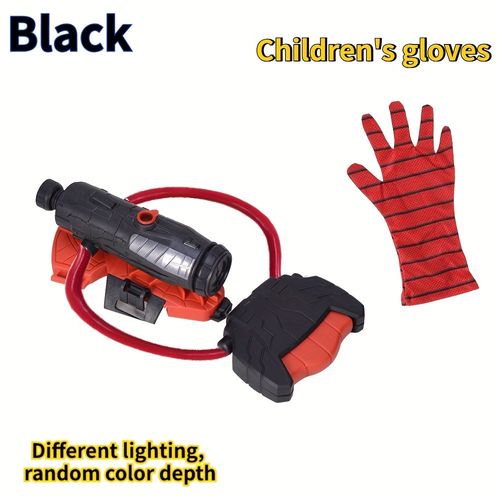 a Set of Spider Gloves and Wrist Water Spray Launchers for Teenagers