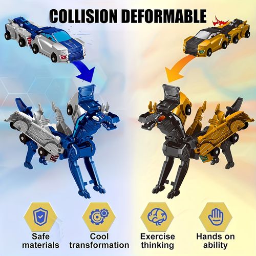 2-in-1 Crash & Transform Car Toy