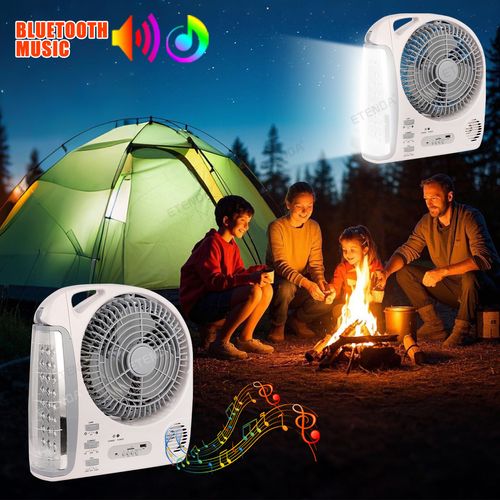 High Quality and Energy Saving Table Fan With Led Light Rechargeable Table Fan Portable Solar 8 Inch Table Fan