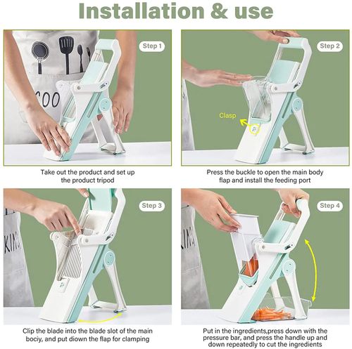 Manual Slicer Adjustable Thickness Grater Slicer Kitchen Slicer Vegetable Cutter