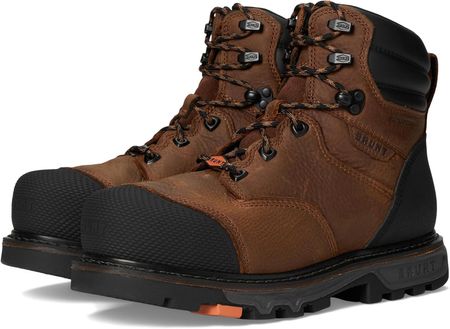BRUNT Mulder Welted (Comp Toe) - 6" Waterproof Safety Toe Work Boot - Goodyear Welt Construction - EH & ESR Rated - Oil & Slip Resistant - 90-Degree Heel - Adjustable Width System