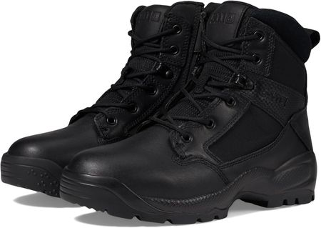 5.11 Tactical Men's ATAC 2.0 Work Boots, 6-Inch, Side Zipper, Black, Style 12394ABR