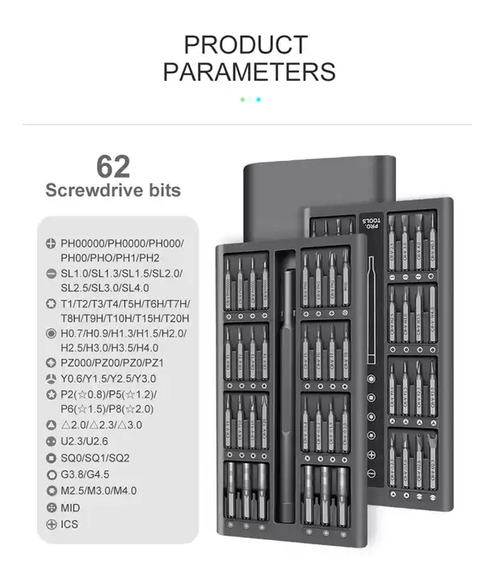 25-Piece Multi-Functional Household Screwdriver Set, Precision Tool Kit for Computer and Mobile Phone Disassembly & Repair