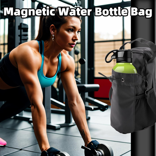 MegaBlues 3X Stronger Magnetic Gym Bag  Water Resistant Fitness Water Bottle Bag for Men and Women, Phone Wallet Storage for Travel, Sport, Cycling,...