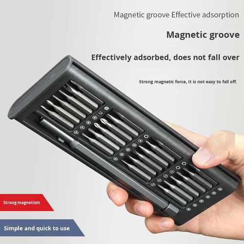 25-Piece Multi-Functional Household Screwdriver Set, Precision Tool Kit for Computer and Mobile Phone Disassembly & Repair