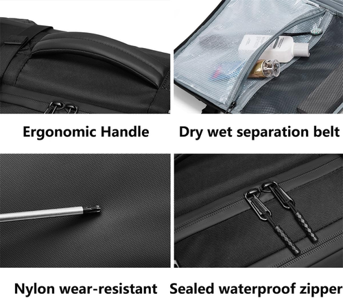 Large Capacity Backpack with Vacuum Pump,Seal Compression Travel,Portable Vacuum Travel Backpack for Commutes