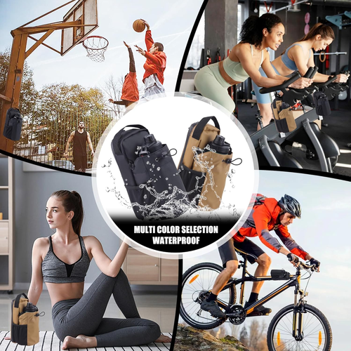 MegaBlues 3X Stronger Magnetic Gym Bag  Water Resistant Fitness Water Bottle Bag for Men and Women, Phone Wallet Storage for Travel, Sport, Cycling,...