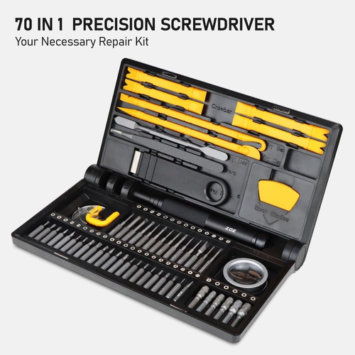 Hot New 69-in 1 Rechargeable Multifunctional Precision Screwdriver Five-Speed Speed Adjustment Industrial for DIY Battery Power