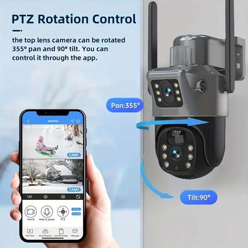 4G LTE Cellular Security Camera Solar with SIM Card,8MP clarity full HD, Pan Tilt 360°View Spotlight,Night color Vision,2 Way Talk,PIR Motion Sensor,No WiFi,