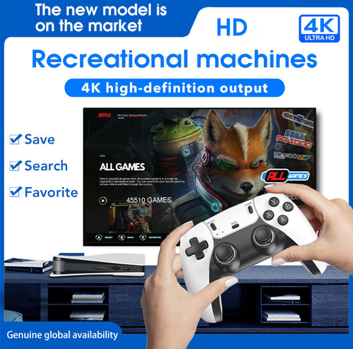 Dual 2.4G Controller Q10 SE 3D Game Stick 64GB 40000+ Game Wireless Control Retro Classic Video Game Console GameStick for PSP