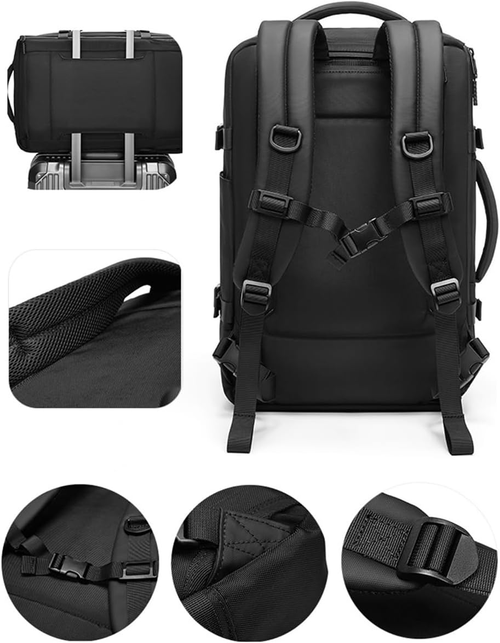Large Capacity Backpack with Vacuum Pump,Seal Compression Travel,Portable Vacuum Travel Backpack for Commutes