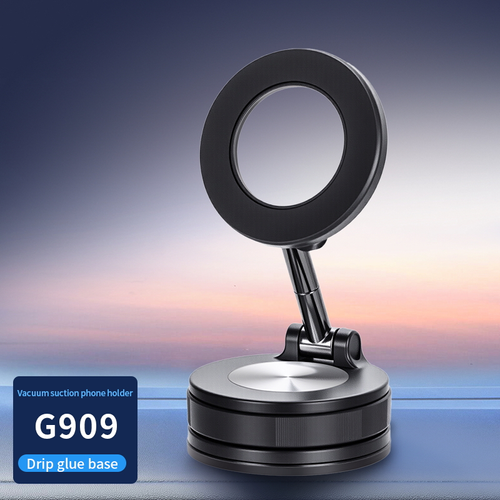 acuum Suction Magnetic Mount: 360° Rotatable Car Navigation & Desktop Center Console Magnetic Phone Holder